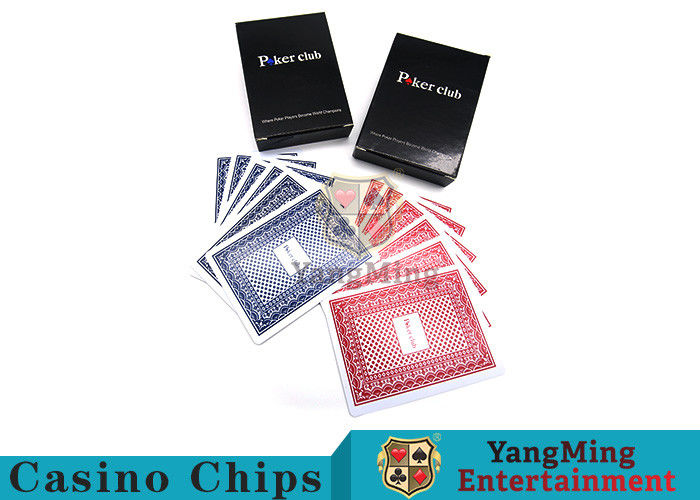 143g Sòng bạc Playing Cards / Chơi bài không thấm nước với giấy lõi đen
