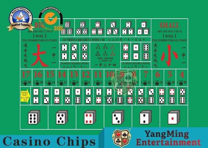 Bố trí bàn sòng bạc 100% vải polyester, khăn trải bàn giải trí chống thấm mật độ cao