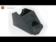 Deluxe 2 tầng Màu đen Acrylic Sòng bạc Blackjack Poker Table Dealer Giày