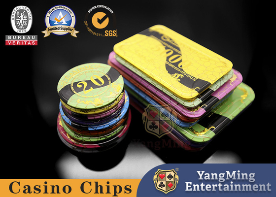 Mua 50mm Baccarat Texas Sòng bạc Poker Chips Lưới mạ vàng pha lê acrylic Chống giả mạo sản xuất trực tuyến