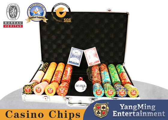 Mua Tùy chỉnh 600 miếng Club Chips Texas Poker Table Game Chips Set Hộp hợp kim nhôm sản xuất trực tuyến