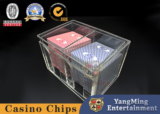 Mua Hộp bài xì phé acrylic Hộp bài xì phé Baccarat hoàn toàn trong suốt Hộp trò chơi trên bàn chơi bài sản xuất trực tuyến