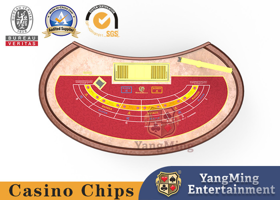 Mua Lucky Six Baccarat Casino Bàn chơi xì phé Mini Six People Bàn chơi bài hình bầu dục Màu tùy chỉnh sản xuất trực tuyến