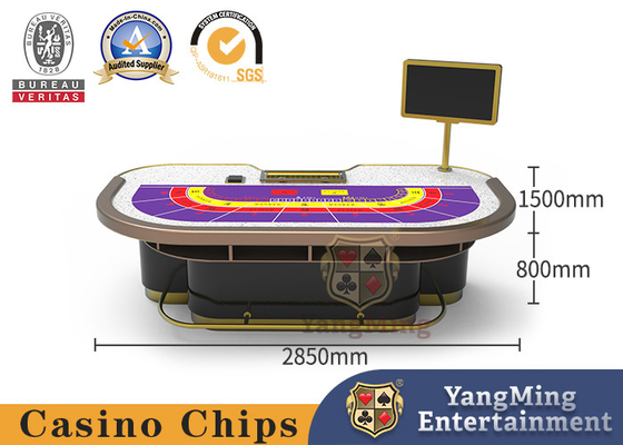 Mua Bàn đánh bạc Baccarat tùy chỉnh Trò chơi bài xì phé Bàn vải 9 người chơi sản xuất trực tuyến