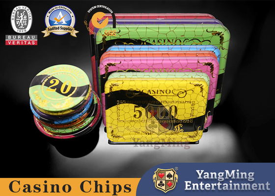 Mua Thiết kế chip bài xì phé dạng lưới mạ vàng ở nhiệt độ cao Bàn đánh bài Baccarat Acrylic Crystal Chips sản xuất trực tuyến