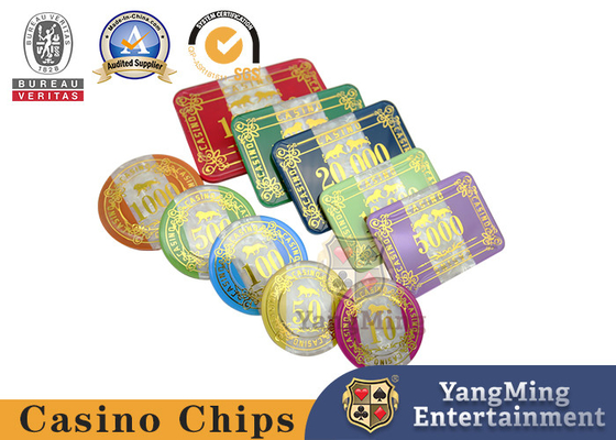 Mua Mô hình vỏ acrylic ba lớp Texas Poker Chip Set Bàn đánh bạc Baccarat Tùy chỉnh 760 sản xuất trực tuyến
