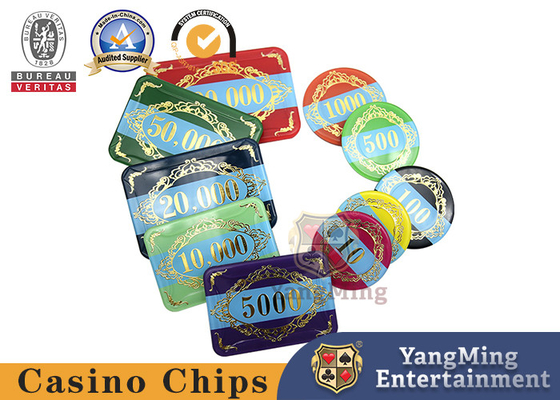 Mua Bộ chip sòng bạc acrylic hai lớp tùy chỉnh 760 mảnh sản xuất trực tuyến