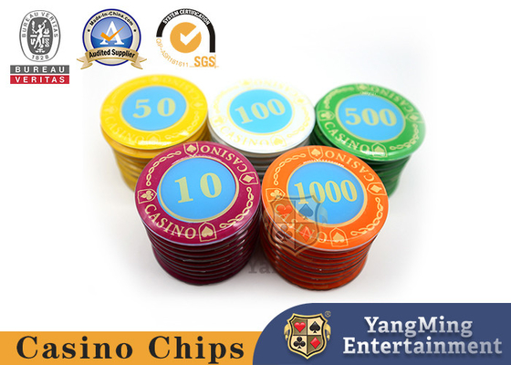 Mua Bộ chip đánh bạc bằng pha lê acrylic Baccarat 45mm sản xuất trực tuyến