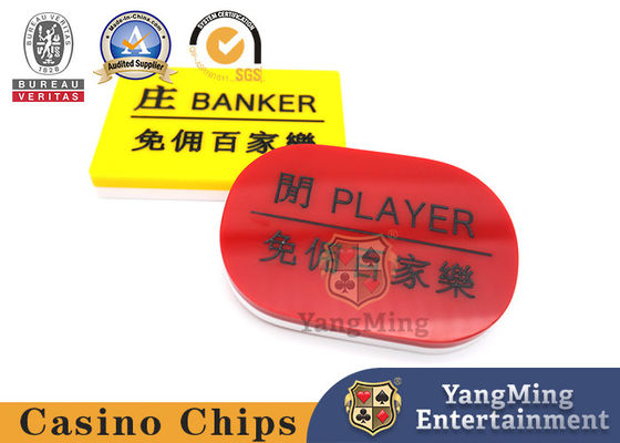 Mua Baccarat Free Servant Manor Leisure Card Acrylic Carving Đỏ và vàng Poker Table Game sản xuất trực tuyến