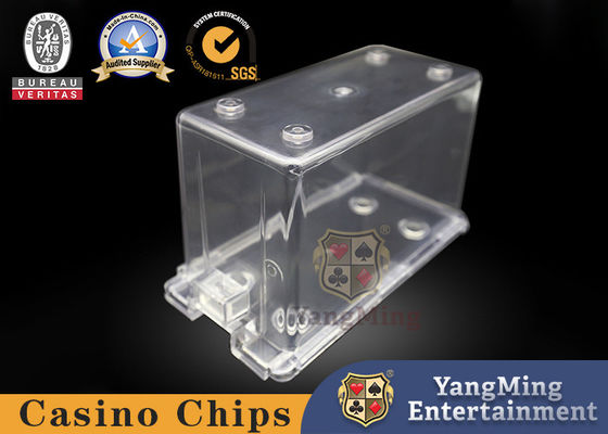 Mua Hộp quà tặng thẻ bài xì phé 8 cặp trong suốt acrylic Baccarat Sòng bạc Bàn bài xì phé Hộp thẻ người chia bài sản xuất trực tuyến