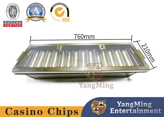 Mua Kim loại bọc vàng 14 lưới chip Tray Lớp hai khóa Poker chip nổi sản xuất trực tuyến