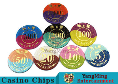 Mua Crystal Poker Casino Chips, Lưới Bronzing Silkscreen Chip sòng bạc tùy chỉnh sản xuất trực tuyến