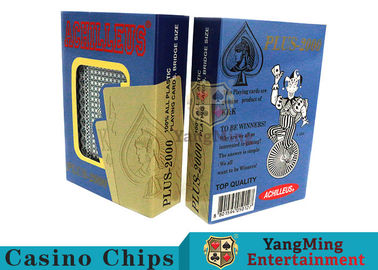 Mua Thiết kế đặc biệt Thẻ chơi bằng nhựa tùy chỉnh cho các trò chơi sòng bài dành riêng sản xuất trực tuyến