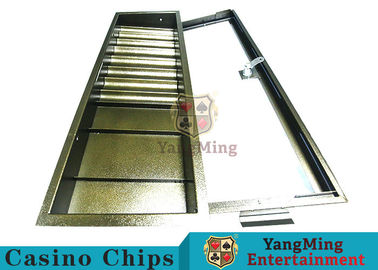 Mua Dễ dàng vận hành Chip Poker 1 lớp Kim loại Giá đỡ Bàn Poker Khay với mã hóa khóa đơn sản xuất trực tuyến