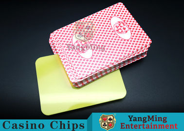 Mua 100% nhựa PVC Casino Club Club Thẻ chơi Thẻ cắt chết với chất lượng tùy chỉnh và dịch vụ chuyên nghiệp Bốn màu 88 * 63mm sản xuất trực tuyến