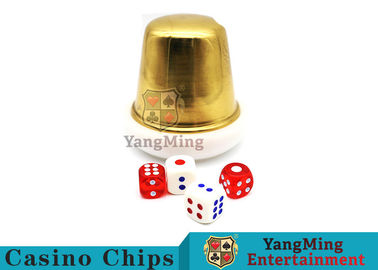 Mua Macau Baccarat Đại lý acrylic chuyên dụng Nút nút Si Bo Poker Bàn trò chơi Phụ kiện Đánh bạc Cúp kim loại vàng sản xuất trực tuyến