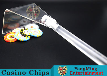 Mua Phong cách thiết kế tùy chỉnh mới Thẻ chơi trong suốt Clay Round Chip Rake cho sòng bài Poker phụ kiện sản xuất trực tuyến