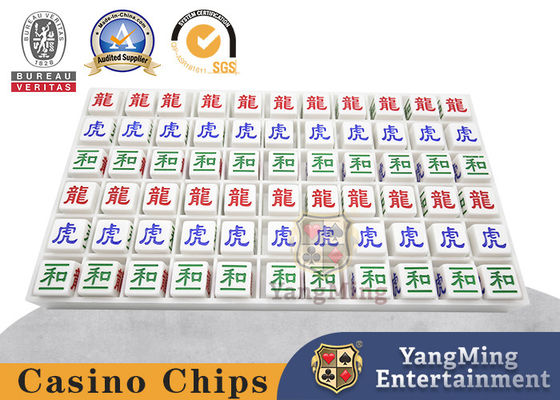 Mua ABS nhựa Baccarat Rồng Tiger kỹ thuật số chạm khắc Dew Ball Poker Table Top Game Beads sản xuất trực tuyến