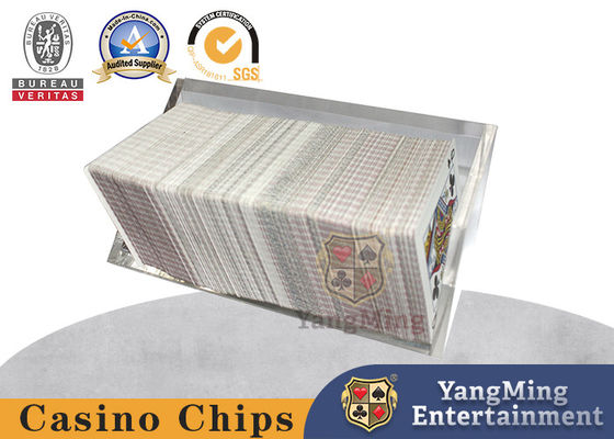 Mua Tam giác minh bạch Acrylic Khối thẻ rác Black Jack Poker Game Table Deck Thẻ hộp sản xuất trực tuyến