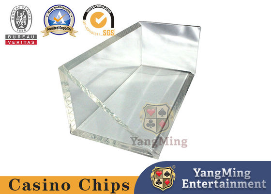 Mua Hộp giấy thải hình tam giác trong suốt màu đen acrylic jack 8 tầng bàn chơi bài poker hộp đựng thẻ sản xuất trực tuyến