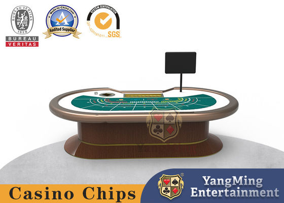 Mua Thiết kế nâng cấp của Bàn chơi bài Baccarat Sòng bạc hình bầu dục Trò chơi bài xì phé Dragon Tiger sản xuất trực tuyến