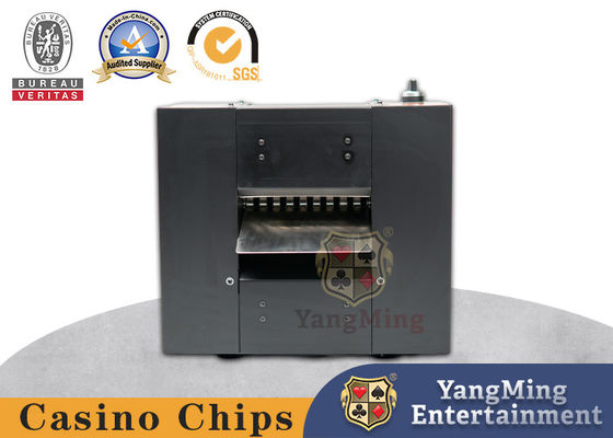 Mua Sòng bạc hoàn toàn mới Đen kim loại hai miệng chơi bài tốc độ cao máy nghiền tự động sản xuất trực tuyến
