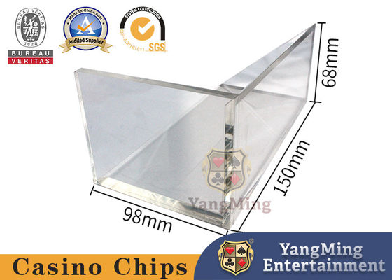 Mua Texas Hold'Em Poker Tam giác Thẻ rác hộp tám sàn Poker Thẻ rác hộp phụ kiện sản xuất trực tuyến