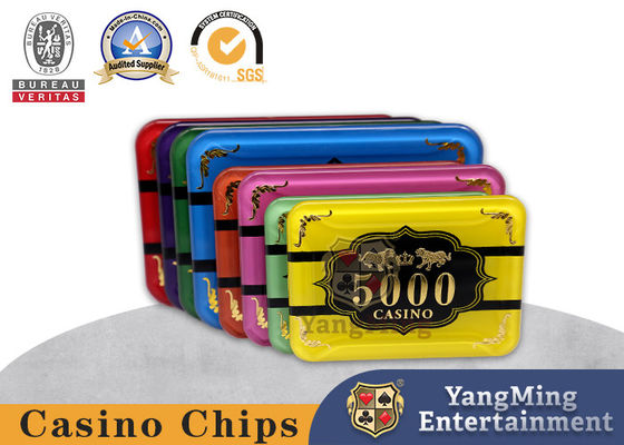 Mua Bàn sòng bạc tùy chỉnh Baccarat Dragon Tiger Acrylic Crystal mạ vàng Poker Chips sản xuất trực tuyến