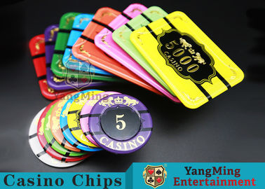 Mua Pha lê sòng bạc Crystal Tiger Tiger Casino Hình tròn 40/45 / 50mm sản xuất trực tuyến