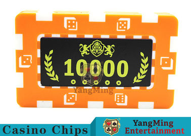 Mua Vật liệu nhựa ABS Casino Chips 75 * 45mm cho các trò chơi Roullette sản xuất trực tuyến