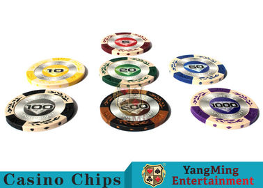 Mua 14g Chips Clay tùy chỉnh với Mette Sticker Độ dày 3,4mm sản xuất trực tuyến