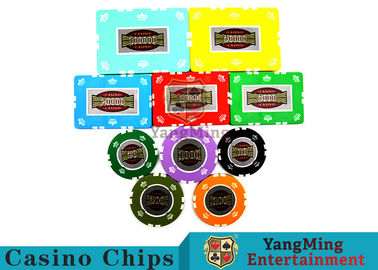 Mua Bộ chip sòng bạc RFID Crown Clay với vỏ nhôm chống giả UV sản xuất trực tuyến