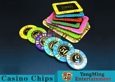 Mua Chống giả mạo sòng bạc RFID / Chips Poker hình tròn sản xuất trực tuyến