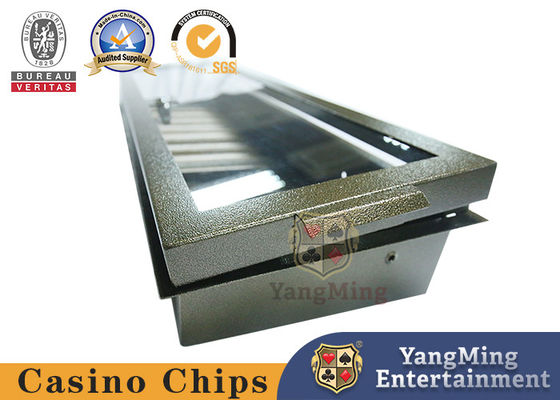 Mua Dễ dàng vận hành Chip Poker 1 lớp Kim loại Giá đỡ Bàn Poker Khay với mã hóa khóa đơn sản xuất trực tuyến