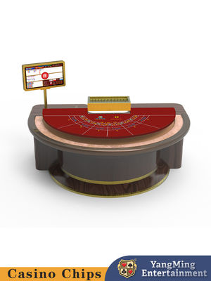 Mua Đồ chơi cá nhân Baccarat Lucky Six Casino Game Poker Table Half Round Casual Card Game Chess Table sản xuất trực tuyến