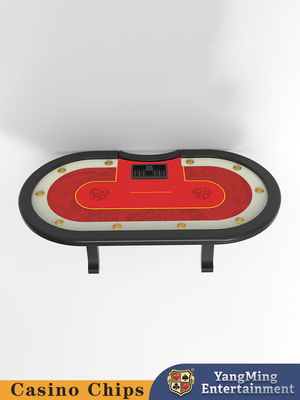 Mua Bàn Poker Texas Hold'em Gấp đơn giản Bàn Poker 10 người chơi Bàn trò chơi thẻ VIP sản xuất trực tuyến