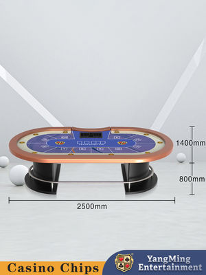 Mua Texas Oval Metal Semi-Circular Treadle International Game Chess Club Bàn poker độc quyền sản xuất trực tuyến