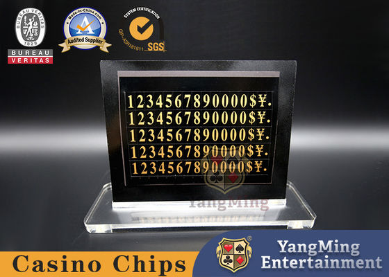 Mua Customized Style Blackjack LED Electronic Table Limit Casino Table Bet Limit Thẻ ký hiệu sản xuất trực tuyến
