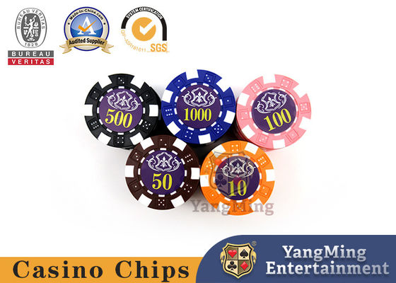 Mua ABS Plastic Dice Poker Chips với bảo vệ tia UV Trò chơi bàn sòng bạc Poker Chip Set sản xuất trực tuyến