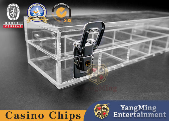Mua 40mm Poker Chips Case 5 Rows 100 PCS Rõ ràng sản xuất trực tuyến