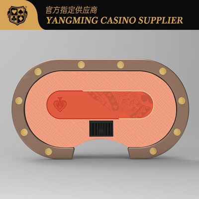 Mua Custom Oval Metal Treadle Casino Hotel Texas Hold'em Bàn chơi poker sản xuất trực tuyến