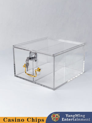 Mua Acrylic hai khoang khóa Chip Case Poker Game Table Table Top Chip Case sản xuất trực tuyến