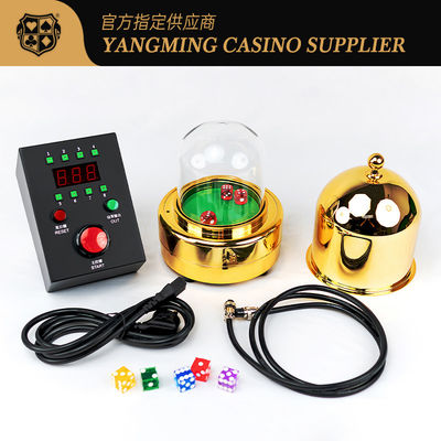 Mua Chất lượng cao bán buôn vàng điện thông minh Dice Cup Set Baccarat cờ bạc kích thước thẻ bảng trò chơi Dice Cup Set sản xuất trực tuyến