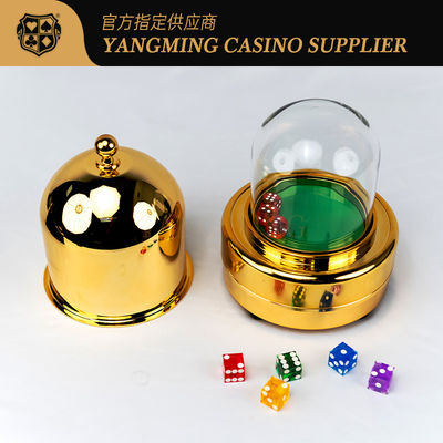 Mua Luxury VIP Club Poker Table Dedicated Bright Gold Intelligent Electric Dice Cup Factory Custom Intelligent Control Dice Cup Cho bàn cờ bạc sản xuất trực tuyến