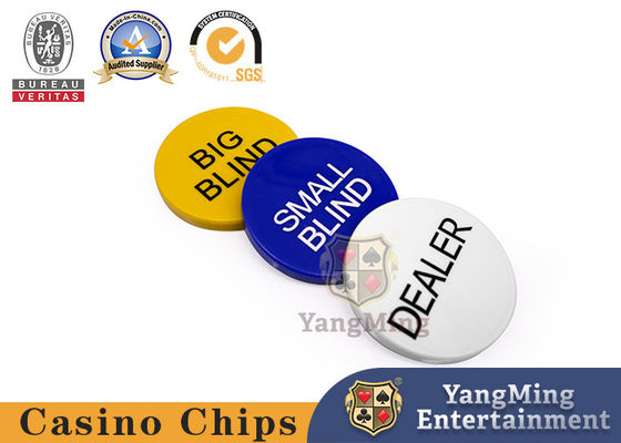 Mua Texas Club Big Small Blind Thương hiệu tùy chỉnh Nhà sản xuất Bàn bài poker tùy chỉnh Môi trường Melamine Big Small Blind Bộ ba phần Nút bán hàng sản xuất trực tuyến