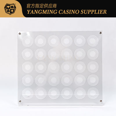 Mua Casino tiêu chuẩn rõ ràng hiển thị chip acrylic disp sản xuất trực tuyến