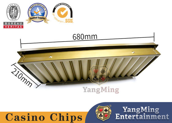 Mua 15 hàng Vàng Vàng Kim loại màu Chipset Nhà cung cấp Bàn đánh bạc hai lớp sản xuất trực tuyến