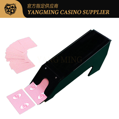 Mua Giày chia bài acrylic đen mới nhất cấp sòng bạc cho trò chơi bài Baccarat và Poker 8 bộ bài sản xuất trực tuyến