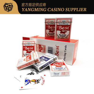 Mua 280g Đỏ Xanh Xanh Core Poker Card Texas Baccarat Club Poker Game Card sản xuất trực tuyến