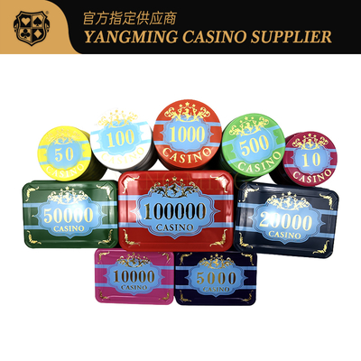 Mua Chuyên gia 760-đồ Baccarat chip Set hai cấp Acrylic Poker đơn vị tiền tệ sản xuất trực tuyến